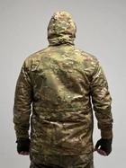 Водонепроникна тактична тепла куртка Ріп Стоп на блискавці 2XL Мультикам - зображення 3