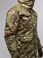 Водонепроникна тактична тепла куртка Ріп Стоп на блискавці 2XL Мультикам - зображення 12