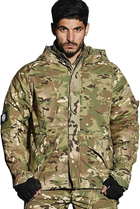 Чоловіча військова зимова тактична вітрозахисна куртка на флісі G8 HAN WILD - Multicam Розмір S - зображення 4