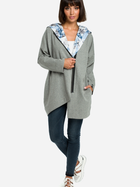 Bluza damska rozpinana streetwear długa BeWear B091 L-XL Szara (5903068418433) - obraz 3