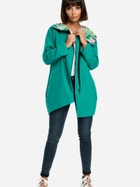 Толстовка на блискавці з капюшоном жіноча BeWear B091 2XL-3XL Зелена (5903068418457) - зображення 3
