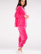 Spodnie dresowe damskie Awama A411 1132543 XL Różowe (5902360553217) - obraz 4