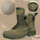 Берцы тактические Camotec Oplot 2.0 Olive/ Ботинки военные мужские нубук зима/ 40 р - изображение 1