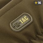 Тактические перчатки M-Tac Winter Soft Shell Olive, Зимние военные перчатки, Теплые стрелковые перчатки, S - изображение 2