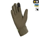 Тактичні рукавички M-Tac Winter Soft Shell Olive, Зимові військові рукавички, Теплі стрілецькі рукавички, S - зображення 4