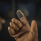 Тактические перчатки M-Tac Winter Soft Shell Coyote, Зимние военные перчатки, Теплые стрелковые перчатки, S - изображение 11