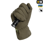 Тактические перчатки M-Tac Winter Soft Shell Olive, Зимние военные перчатки, Теплые стрелковые перчатки, XL - изображение 5