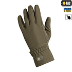 Тактические перчатки M-Tac Winter Soft Shell Olive, Зимние военные перчатки, Теплые стрелковые перчатки, XL - изображение 7