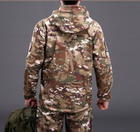 Тактична чоловіча куртка Pave Hawk PLY-6 Camouflage CP з каптуром та кишенями ззаду taktical, XL - зображення 3