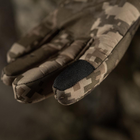 Тактичні рукавички M-Tac Winter Soft Shell MM14, Зимові військові рукавички Піксель, Теплі стрілецькі рукавички, L - зображення 7