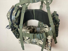 Ременно-плечевая система (разгрузка) укомплектованная, РПС для военных, Разгрузочный жилет РПС MOLLY, пиксель, XL - изображение 2