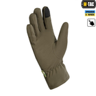 Тактические перчатки M-Tac Winter Soft Shell Olive, Зимние военные перчатки, Теплые стрелковые перчатки, M - изображение 4