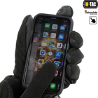 Тактичні рукавички M-Tac Fleece Thinsulate Black, Зимові військові флісові рукавички, Теплі стрілецькі рукавички, M - зображення 5