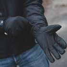 Тактические перчатки M-Tac Soft Shell Thinsulate Black, Зимние военные перчатки, Теплые стрелковые перчатки, L - изображение 6