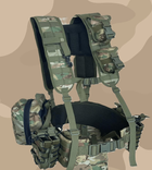 Ременно-плечевая система (разгрузка), РПС для военных, Разгрузочный жилет РПС MOLLY, мультикам, XL - изображение 1