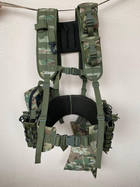 Ременно-плечевая система (разгрузка), РПС для военных, Разгрузочный жилет РПС MOLLY, мультикам, XL - изображение 2