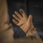 Тактические перчатки M-Tac Winter Soft Shell Coyote, Зимние военные перчатки, Теплые стрелковые перчатки, M - изображение 9