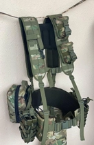 Ременно-плечевая система (разгрузка), РПС для военных, Разгрузочный жилет РПС MOLLY, мультикам, XXL - изображение 4