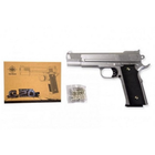 Іграшковий пістолет на кульках "Browning HP" метал сталевий метал - зображення 2