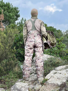 Зимний тактический костюм мультикам софтшел (softshell) повышенной плотности с двойным флисом XL - изображение 8