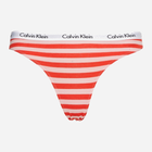 Majtki stringi damskie bawełniane Calvin Klein Underwear 0000D1617E13U XS Czerwone/Różowe (8719855401291) - obraz 5