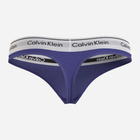 Majtki stringi damskie bawełniane Calvin Klein Underwear 0000F3786EFPT M Granatowe (8720108767903) - obraz 3