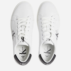 Tenisówki damskie skórzane do kostki Calvin Klein Jeans YW0YW01269 YBR 36 (6US) Białe (8720108602228) - obraz 4
