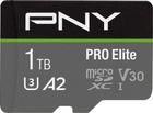Карта пам'яті PNY PRO Elite microSDXC 1TB Industrial Class 3 UHS-I V30 A2 + SD-adapter (P-SDU1TBV32100PRO-GE) - зображення 1