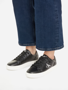 Tenisówki damskie skórzane do kostki Calvin Klein Jeans YW0YW01269 BEH 38 (7.5US) Czarne (8720108602433) - obraz 2