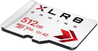 Karta pamięci PNY XLR8 Gaming microSDXC 512GB Industrial Class 3 UHS-I V30 A2 (P-SDU512V32100XR-GE) - obraz 2