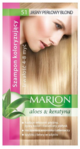 Фарбувальний шампунь Marion 51 Світлий перловий блонд 4-8 змивань 40 мл (5902853005513) - зображення 1