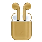 Бездротові блютуз навушники HOCO ES28 TWS Bluetooth V5.0 Золотий