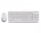 Клавіатура+миша A4Tech F1512 White USB