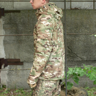 Чоловіча тактична куртка HAN WILD G8 мультикам з флісовою підкладкою розмір XL - зображення 5