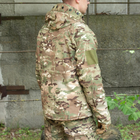 Чоловіча тактична куртка HAN WILD G8 мультикам з флісовою підкладкою розмір XL - зображення 8