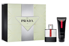 Zestaw kosmetyków Prada Luna Rossa Carbon Woda toaletowa 50 ml + Żel pod prysznic 75 ml (3614274109450) - obraz 1