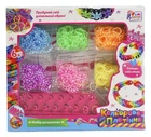 Цветное плетение резиночки 4FUN Game Club, 6 цветов резинок, станок, крючок (27237)