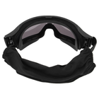 Захисні окуляри-маска SPOSUNE JY-023-1 оправа-чорна колір лінз сірий - зображення 7