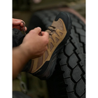 Ботинки Salomon X WARD Leather MID GTX 3 водонепроницаемой мембраной Gore-Tex® Kangaroo/Black/Dull Gold, размер 44 - изображение 10