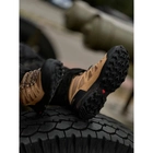 Ботинки Salomon X WARD Leather MID GTX 3 водонепроницаемой мембраной Gore-Tex® Kangaroo/Black/Dull Gold, размер 43 - изображение 11