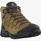 Черевики Salomon X WARD Leather MID GTX 3 водонепроникною мембраною Gore-Tex® | Kangaroo/Black/ Dull Gold, розмір 42