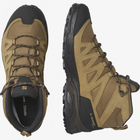 Черевики Salomon X WARD Leather MID GTX 3 водонепроникною мембраною Gore-Tex® | Kangaroo/Black/ Dull Gold, розмір 42 - зображення 4