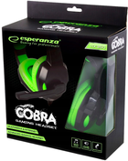 Słuchawki Esperanza Cobra Black green (EGH350G) - obraz 4