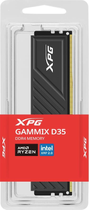 Pamięć XPG DDR4-3200 16384MB PC4-25600 Gammix D35 Black (AX4U320016G16A-SBKD35) - obraz 4