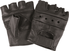 Перчатки кожаные без пальцев MIL-TEC 12517002 S Black (2000000048376) - изображение 1