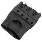 Перчатки кожаные без пальцев MIL-TEC 12517002 M Black (2000980513840) - изображение 2