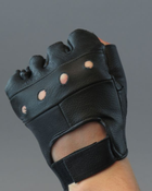 Перчатки кожаные без пальцев MIL-TEC 12517002 S Black (2000000048376) - изображение 13