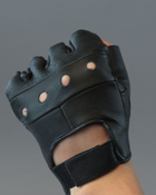 Перчатки кожаные без пальцев MIL-TEC 12517002 M Black (2000980513840) - изображение 13