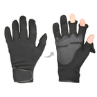 Рукавиці тактичні MIL-TEC Neoprene/Amaro Shooting Gloves 11657002 S Black (2000980579969) - зображення 3