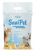 Древесный наполнитель для туалета кошек и грызунов Природа Sani Pet Универсальный 2,5 кг